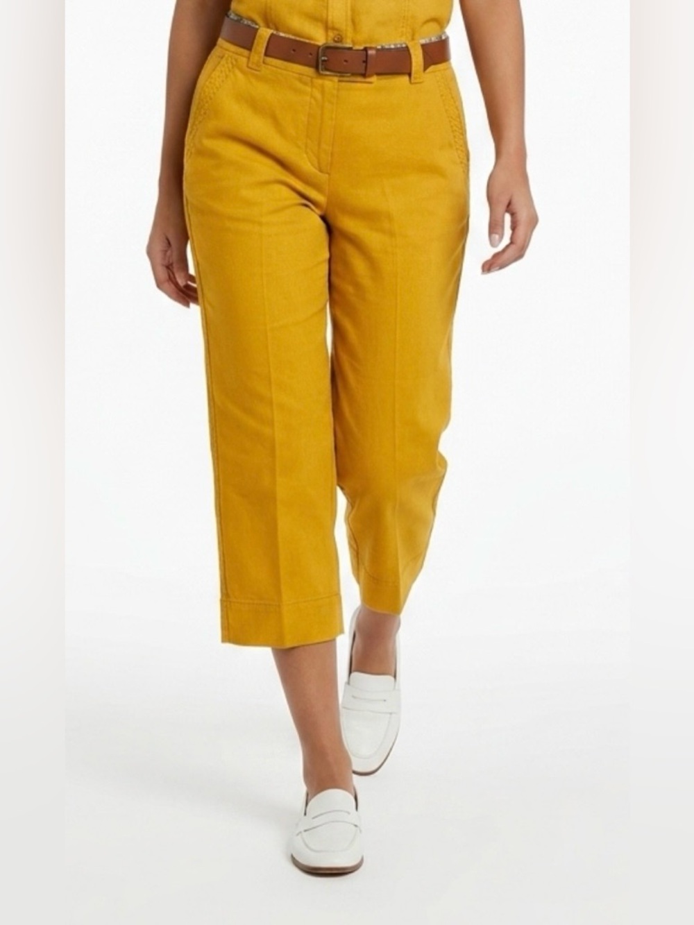 J. CREW Women’s Mustard Cropped Capris